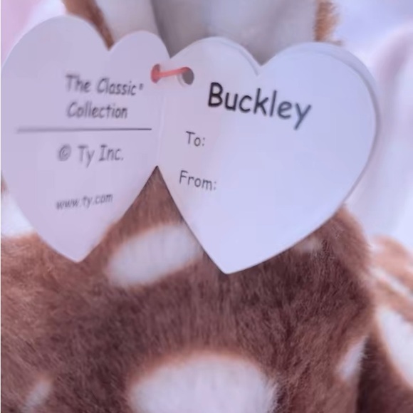 Ty Plush Fawn with Brown and White Spots - Picture 3 of 3